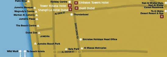 Dubai Map